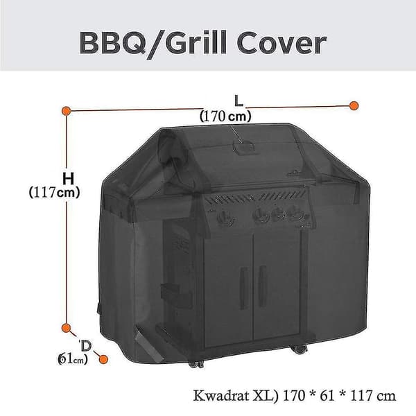 5 Kokoa Vedenpitävä BBQ Grillin Suojus A [DB] 170*61*117cm