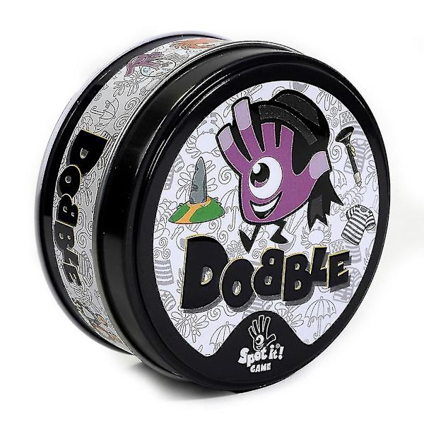 Tegneserie Spot It Matchende Kortspill Logisk Resonnering Trening Brettspill Gave Til Barne-Dagen {db} black hat