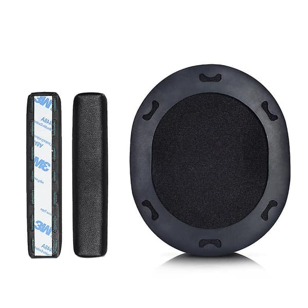 Udskiftningsørepude og hovedbåndspuder til Audio Technica Ath M70x [DB]