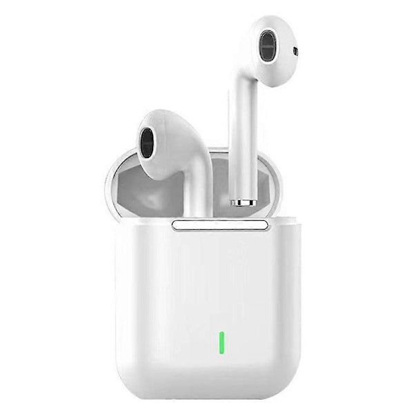 J18 TWS Bluetooth -kuulokkeet, vedenkestävät stereo musiikki pelikuulokkeet, langattomat [Db] White Style A
