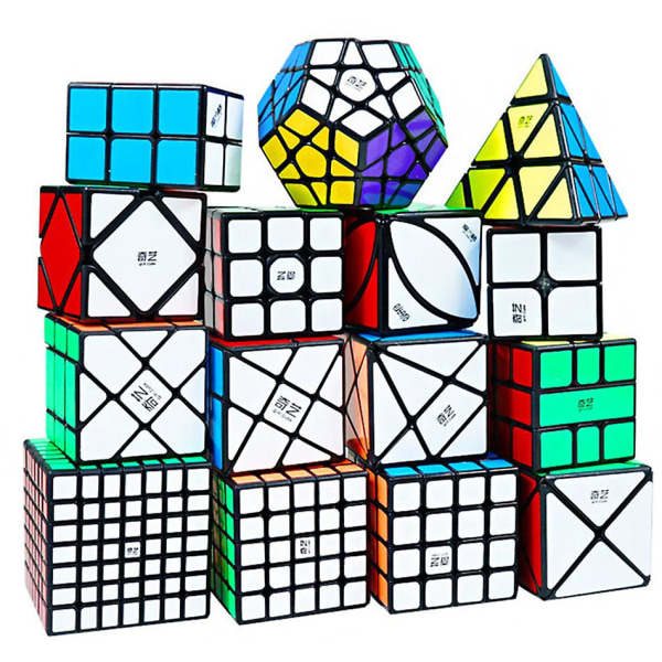 3x3x3 4x4x4 5x5x5 Speed ​​Magic Cube Puzzle Black Stickers Magic Cube Utdanning Læring Cubo Magico Toys Barn Barn Db X