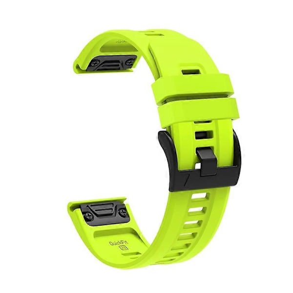 Type O Silikoninen kellon ranneke Garmin Fenix 7X -kelloon, 26 mm, pikalukitus, metallisolki, vaihto [db] Multicolor Style K