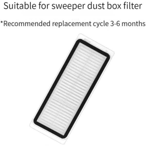 Tillbehörssats för Dreame L20 Ultra/l30 Ultra dammsugare Huvudsidoborste Hepa-filter Moppduk Dammsugarpåsar Delar [DB] As Shown
