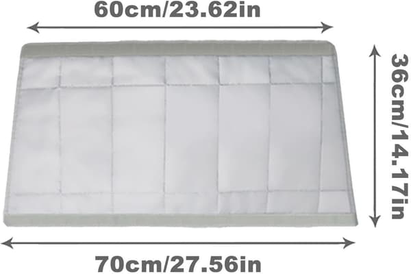 AC Isolerat Slangskydd - Elastiskt Justerbart Dammtätt Ventilationsskydd - Luftkonditioneringsslangisolering - för Hem, Sovsal, Kontor, Lägenhet Interface Set