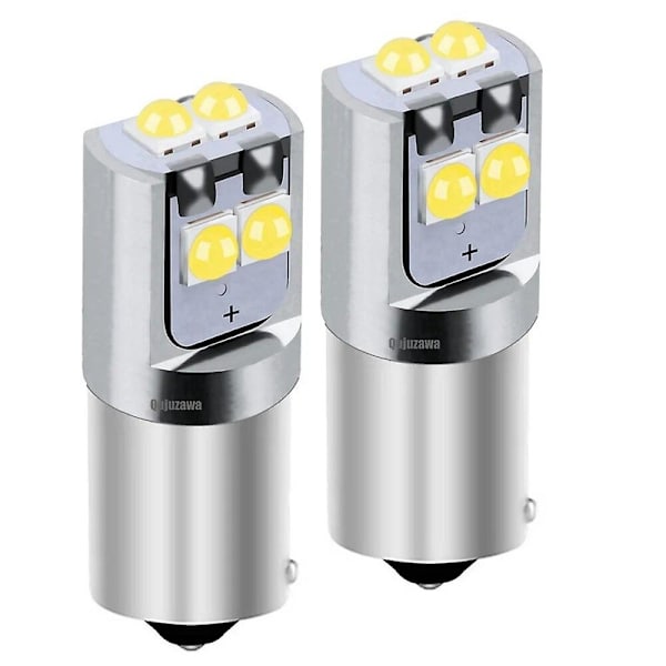 2 kpl H21w 64136 Super Bright Led Auton Perävalojen Kääntövalot Takasumuvalot Lukulamput Punainen Valkoinen Keltainen [DB] White