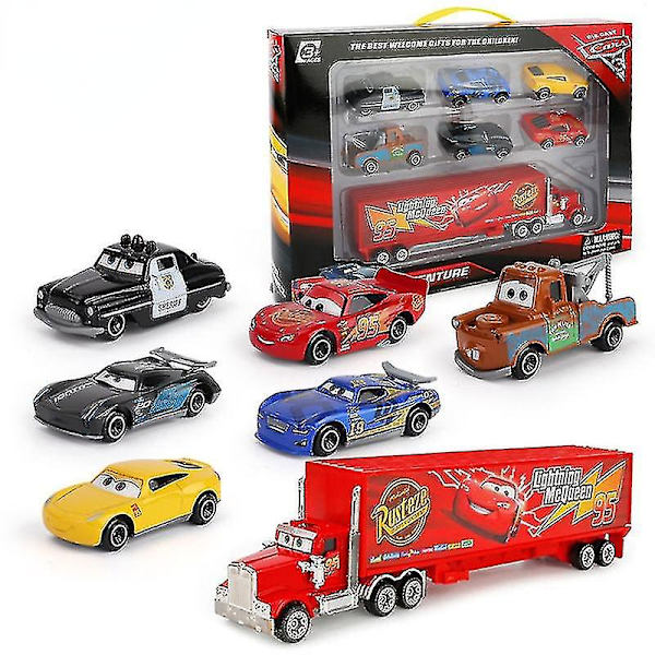 Disney Pixar Autot 3 Salama Jackson Storm Mack Setä Mike Kuorma-auto 1:55 Die-cast Metalliautomalli Lelulelu Joululahja db