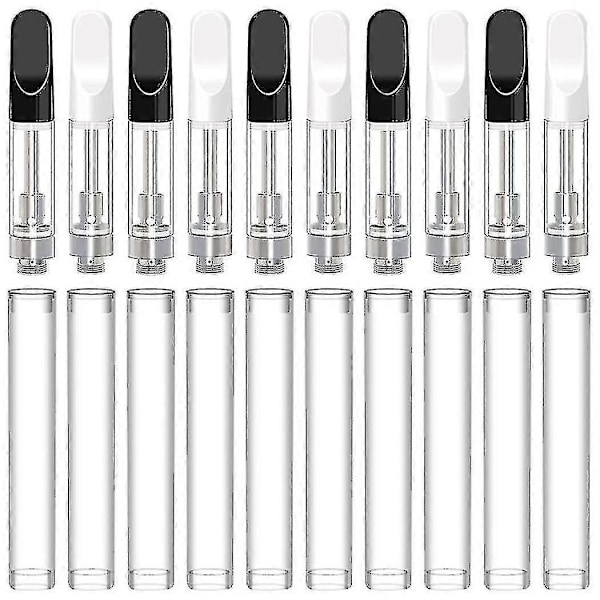 10 stk Tomme Opbevaringskassetter til 1,0 ml Glaskeramik Let at fylde [DB]