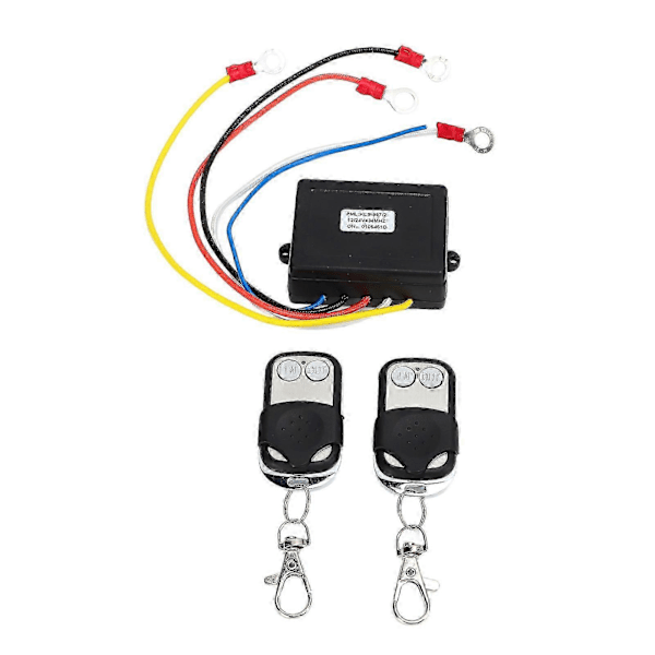 12V 24V Trådløs vinsj fjernkontrollbryter mottakersett Universal for lastebil ATV SUV g20241649269 db