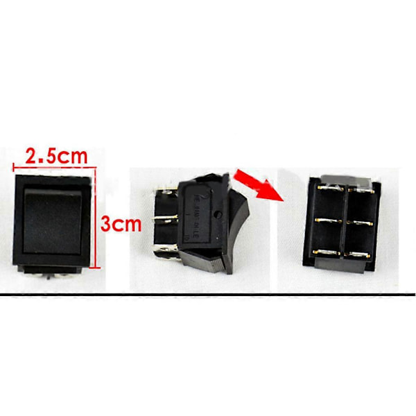 Fotpedal Återställningskontroll för 6V 12V Barn Elbil Sport Fjärrkontroll Leksak [Db] Throttle Switch 6 Feet