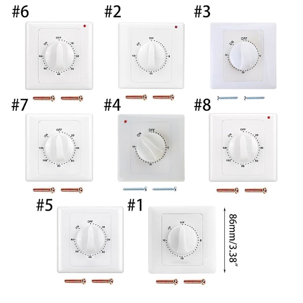 Mekanisk Nedräkningstimer Strömbrytare Nedräkning Automatisk Avstängningstimer [db] 8