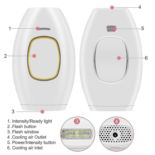 Fjernelse til kvinder Bikini Ansigt Hår Fjerner Ces Ipl Epilator