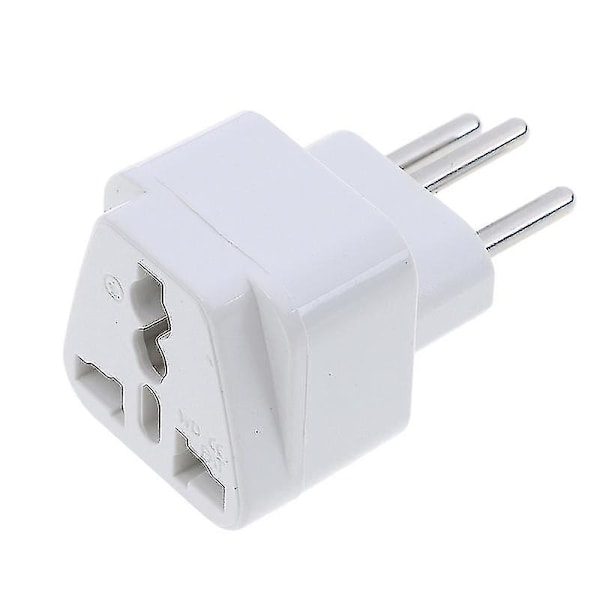 Universal UK/US/EU till Schweiz Schweiz AC-strömadapter Reseadapter [DB] White