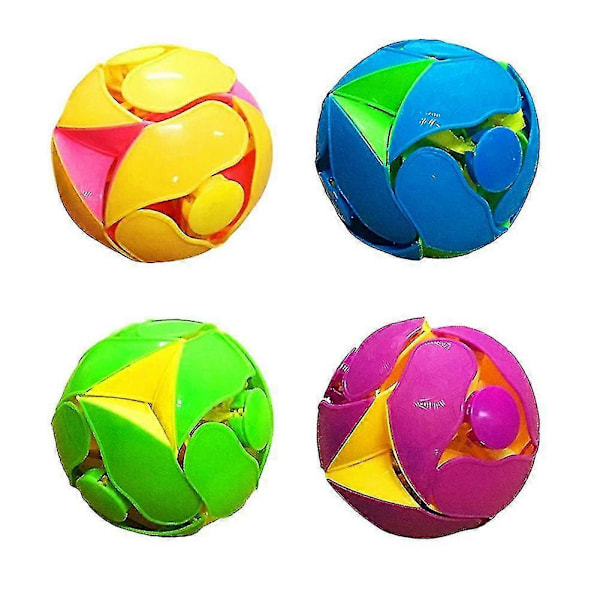 8cm Magisk Boll Färgskiftande Kast Switch Dekompressionsleksak Slumpmässig Barn Födelsedagspresent Handkast [db]