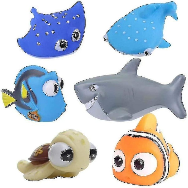 Badleksaker, hitta Dory Nemo Squirting Toys Bath Squirters Badleksaker Present [DB]