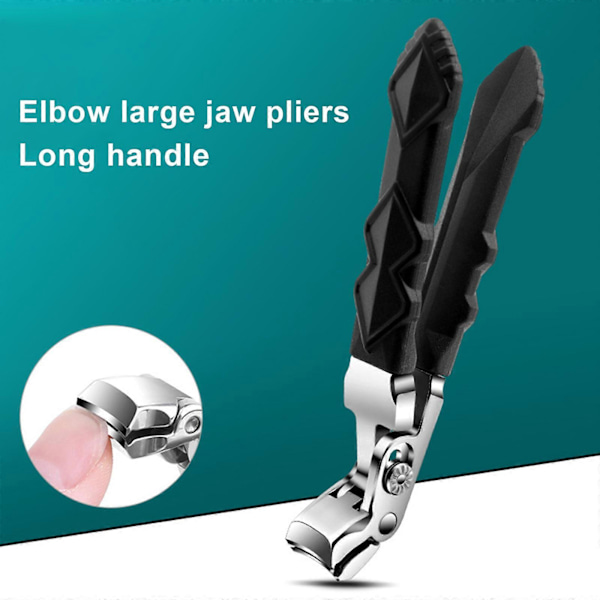Sherum Clipmaster Pro, Ergonomisk Vinklet Hode Negleklipper for Eldre, Store Vinklede Hode Klippere [db]