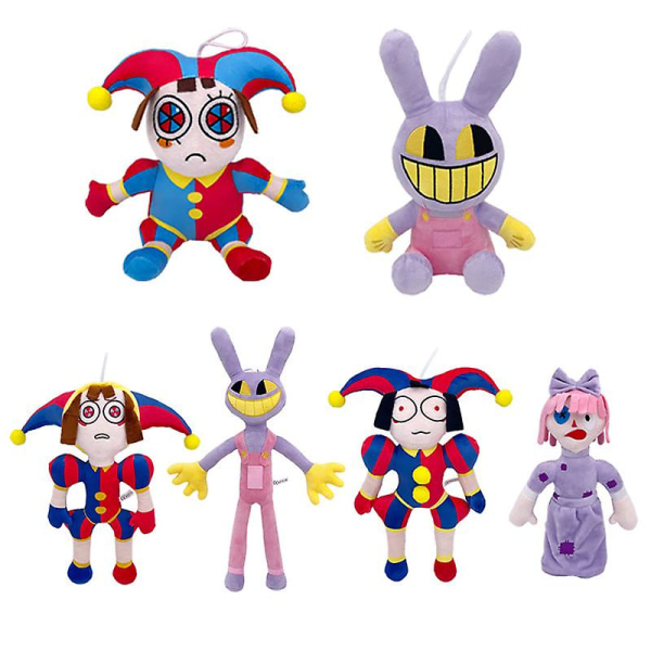 The Amazing Digital Circus Plush, pomni ja Jax Plushie-lelu lapsille joululahjaksi [DB] Q 1 pc