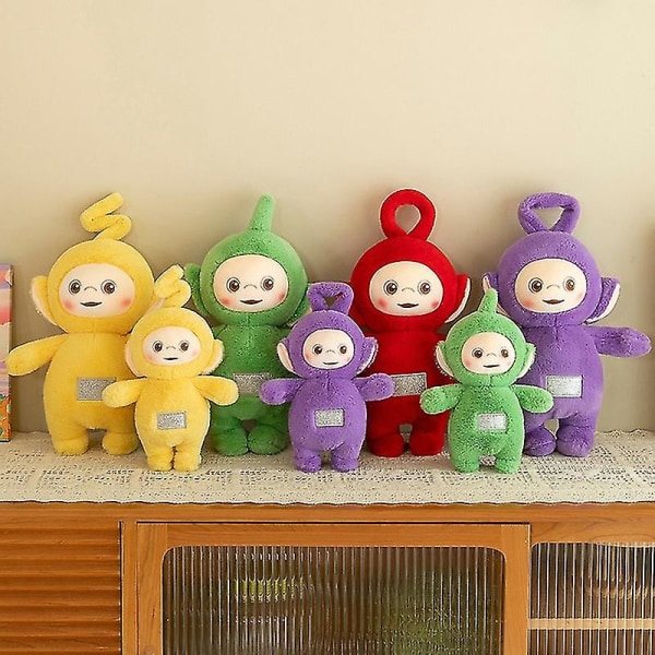 30cm Kawaii Teletubbies-vauvanukke, sarjakuvaelokuvan pehmolelut lapsille, tytöille, syntymäpäivälahjat, joululahjat [DB] Purple