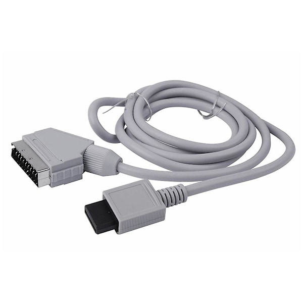 RGB Scart Video TV AV Kabel til Wii Wii-U Videospil [db] PAL