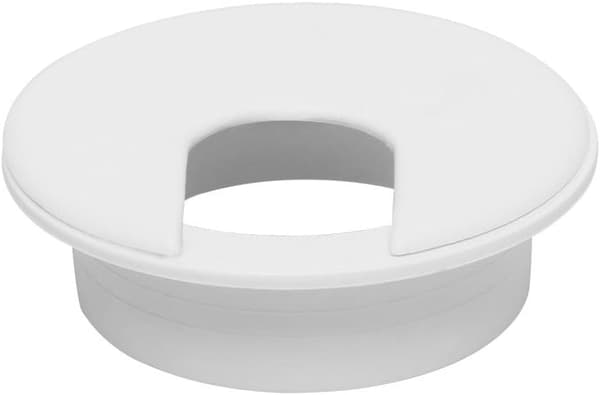 Bordsgenomföring 10 st Infälld Rund Kabelgenomföring 50mm Plast Co [DB]