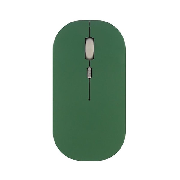 Bluetooth-mus, oppladbar trådløs mus for Macbook Pro, Bluetooth trådløs mus for bærbar datamaskin, mørk grønn natt [Db]