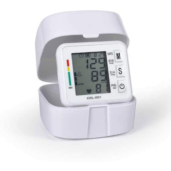 Blodtrycksmätare, med justerbart armband och LCD-display DB