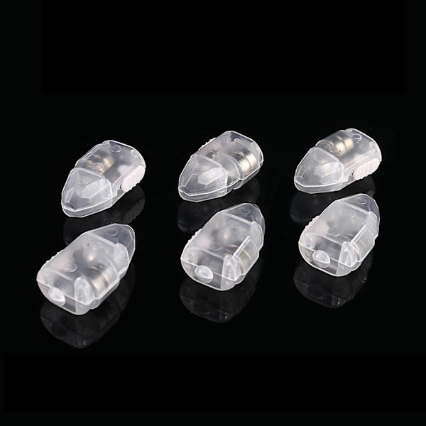 50 stk LED Ballonlys med Afbryder Farveskiftende Batteridrevet Lysende Lanterne Væge Fest Mini Lam {db} Warm white