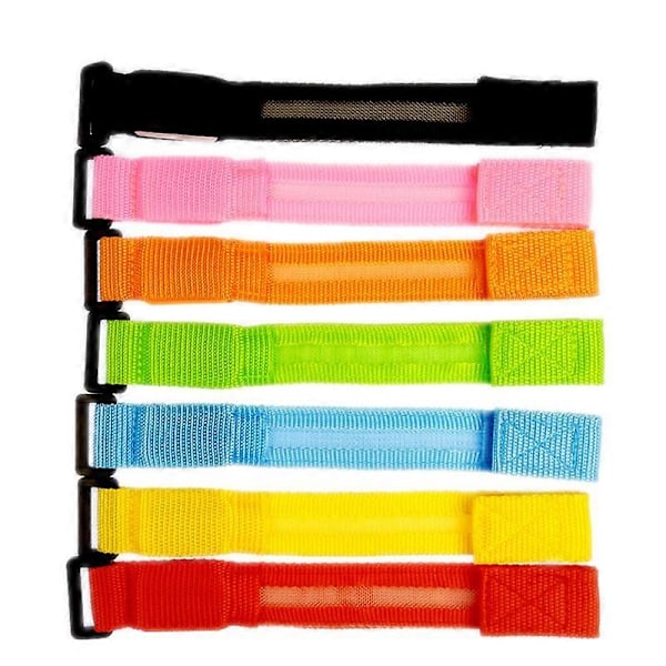 12 stk LED Armbånd Selvlysende Blinkende UP Sikkerhetslys Armbånd Løping for Løpere Armbånd for Nattløping, Sykling, Fiske, [db]