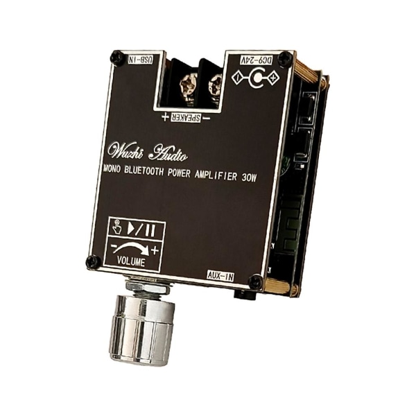 Zk-301b 30w Mono Digital Power Amplifier Board Bt5.3 Stereolyd Amp Forstærker Til hjemmebiograf Support Tws Pair Box