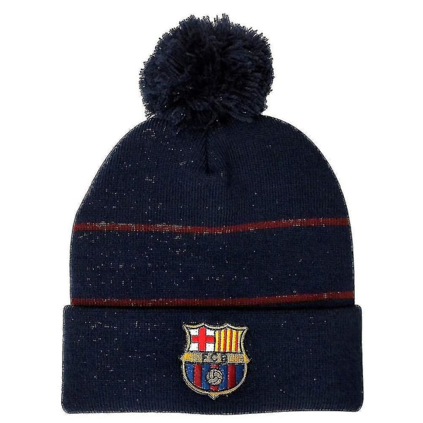 Fotboll Unisex Cuff Knit Cap Beanie Hat Varm Mjuk Kan Användas Utomhus [DB] Barcelona