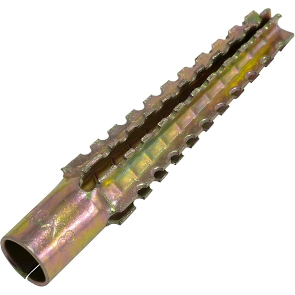 10x Metalliset laajennustulpat - 8x60mm - Kiinnitykseen betoniin, kevytbetoniin, laattalaastiin