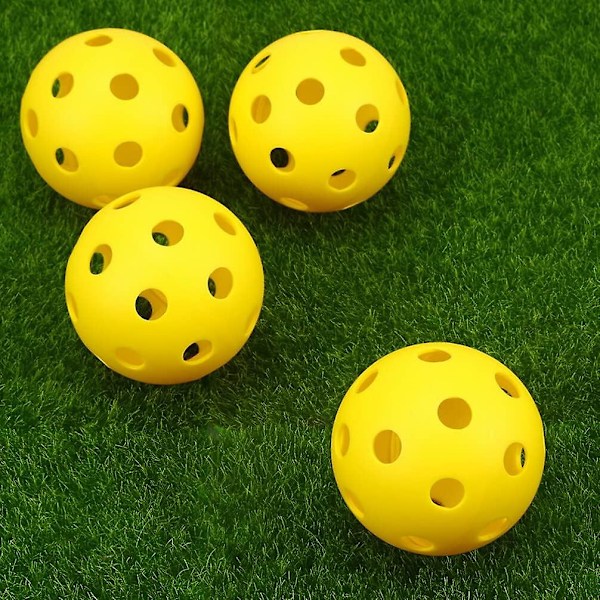 22 st Golfbollar i Plast för Träning, Luftströmmande Hål, Begränsad Flygning, Golfträning [DB]