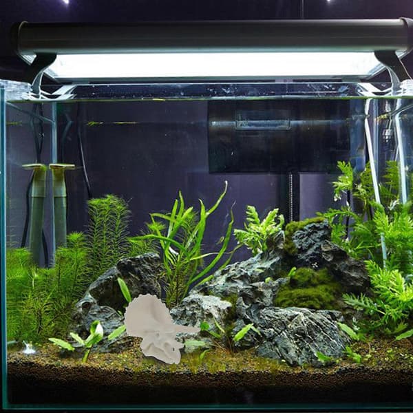Harpiks akvariedekoration knoglepynt til akvarium 2 stk. [DB]