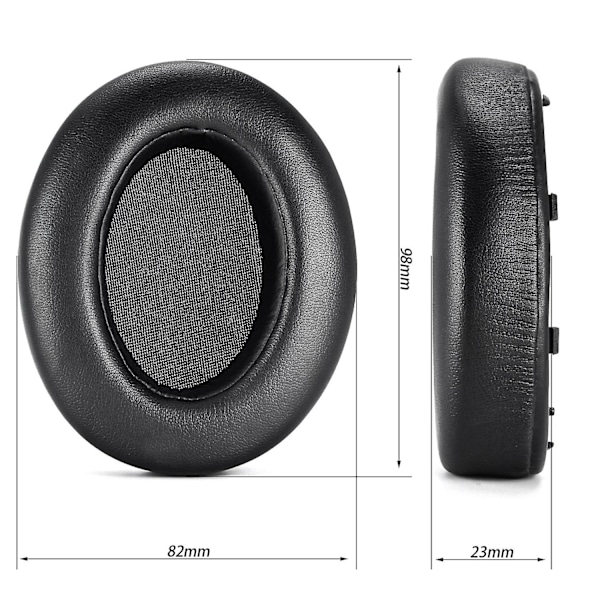 För Sony WH-XB910N XB910N 2 st Hörlurskåpor till Sony WH-XB910N (Blå) {DB} Black