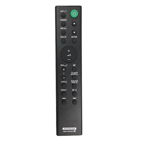 Fjernbetjening Rmt-ah200u til Sound Bar Ht-c390 Ht-rt3 Ht-rt4 Ht-rt40 [DB]