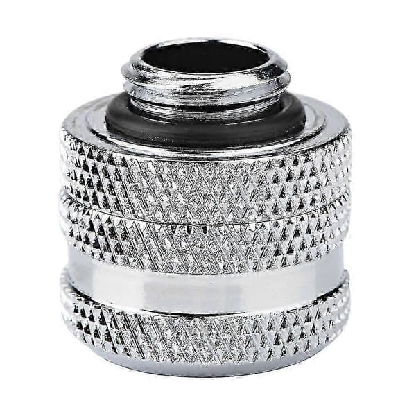 Vattenkylningskompressionskoppling för styvt akrylrör 10 * 14 mm (silver)