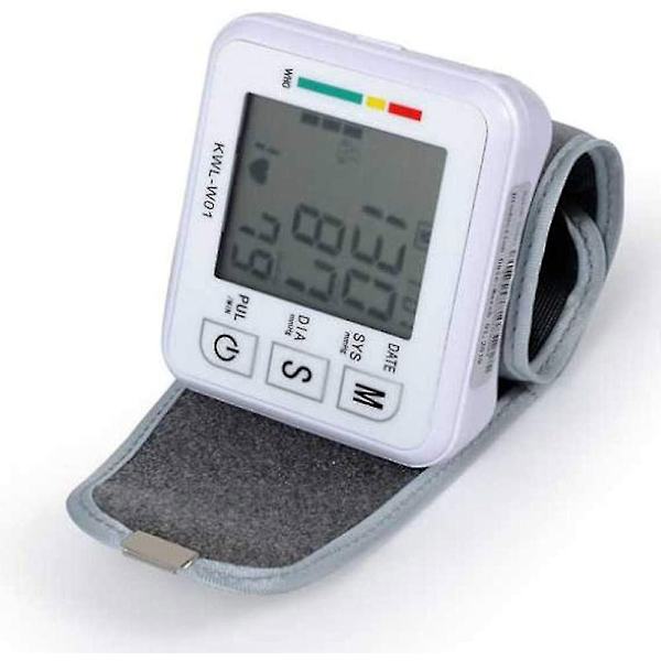 Blodtrycksmätare, med justerbart armband och LCD-display DB