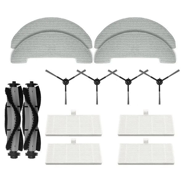 For Vactidy T7 T8 Tilbehør Hoved Sidebørste Hepa Filter Mopp Kluter Erstatning Reservedeler [DB] As Shown