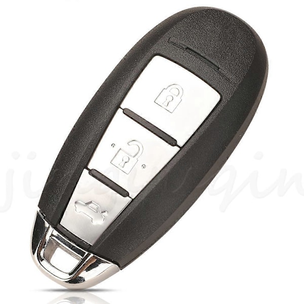 2/3/4B Fjernbetjent Bilnøgle Blank Fob Skal Etui Til Suzuki Swift SX4 Vitara 2010-2016 TS008 / TS007 Smart Med Lille Nøgle [DB] 3BTN