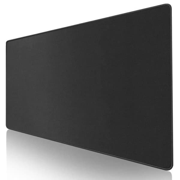 Gaming musematte, Gamer musematte, XXL musematte, stor skrivebordsmusematte - Modell: Helt svart 300x800 mm - KUSBDA00280[DB]