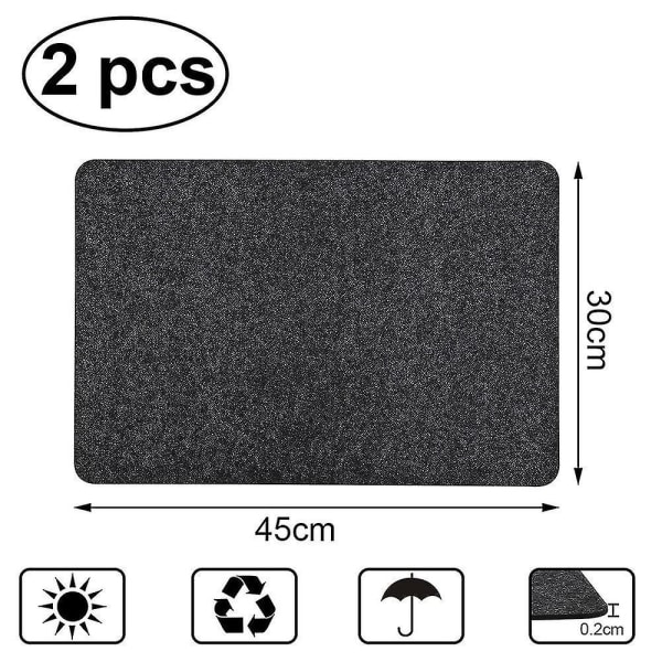 Heat Resistant Mat For Air Fryer, 2 Pcs Heat Resistant Pad Countertop Protector Mat Coffee Maker Mat  [dB}