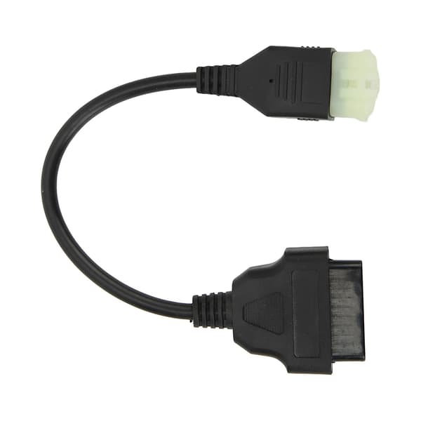 6-pin OBD2 diagnostisk adapterkabel, stabil overføring for motorsykkel Tune ECU-programmering [DB]