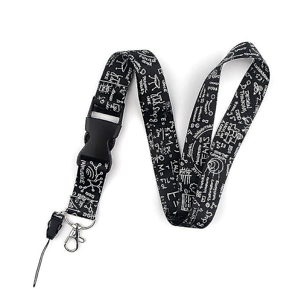 Medicinska Serie ICU Nyckelring Lanyard Presenter för Läkare Vänner USB Badgehållare [DB] Black