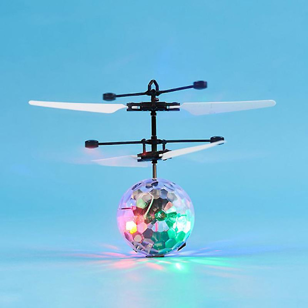 Handflygande Ufo Kristallkula Led Induktionskontroll Hover Leksak Helikopter db