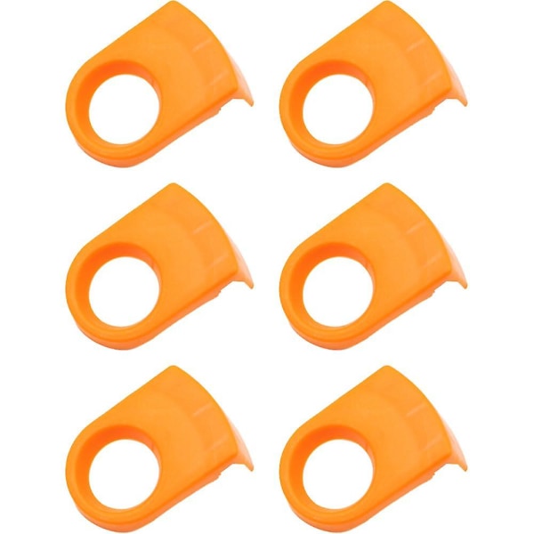 ABS Drink Clips Bottle Buckle Holders Beer Cocktail Snap for Schooner & Goblet Glasses  Orange [DB]