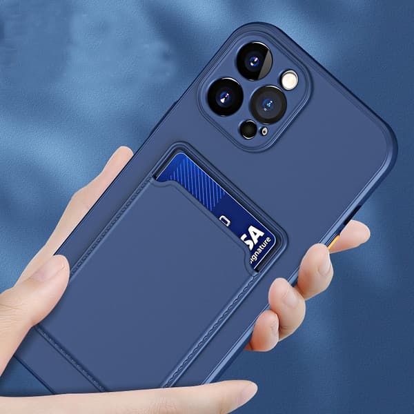 Hudfølelse TPU Telefoncover til iPhone 15 [DB] Dark Blue