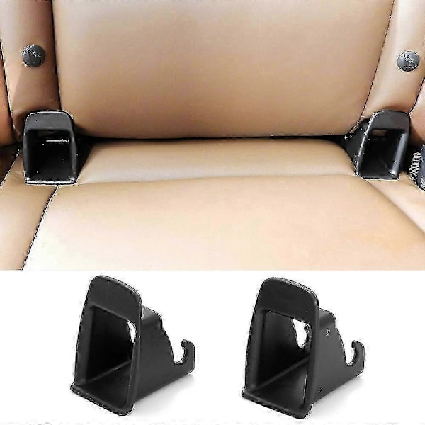 2 st bilbarnstol isofix gränssnitt spänne fast guide spår säkerhetsbälte fäste kontakt [DB] Black