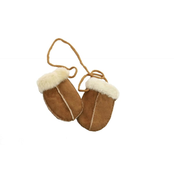 Eastern Counties Läder Babyfårull Vantar [DB] Chestnut One size