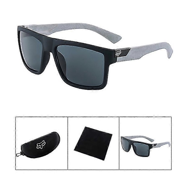 Fox Aurinkolasit Miehille Merkki Design Naiset Ajo Lasit Vintage Retro Aurinkolasit Neliömäiset Silmälasit Uv400 Gafas(65% alennus)_EP28 [DB] T3