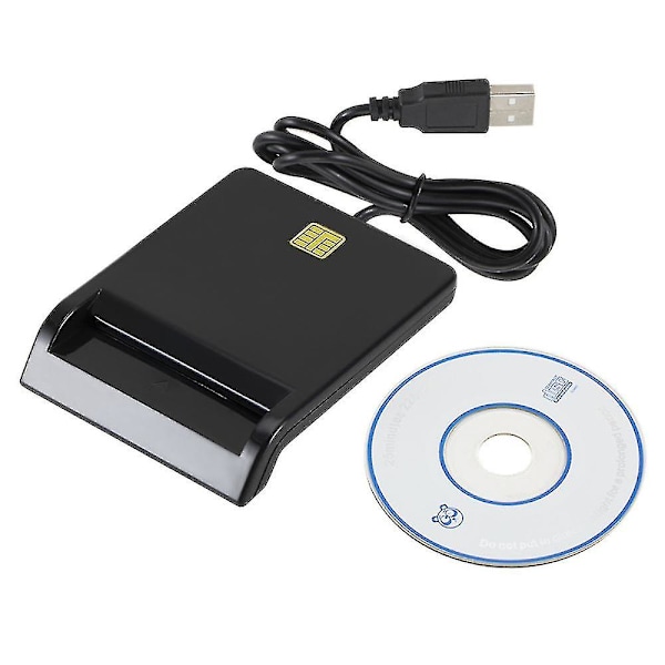 Smart Card-læser Dod Militær Usb Almindelig Adgang Cac/sim/id/ic Bank/chip Kort [DB]