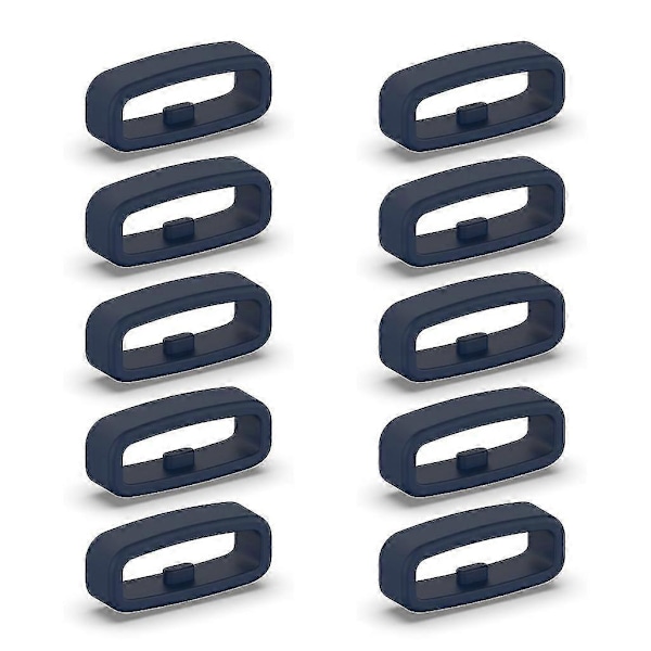Armbandsfäste Silikon Fästring Hållare 18mm/20mm/22mm Bältesöglor [db] Blue 18MM
